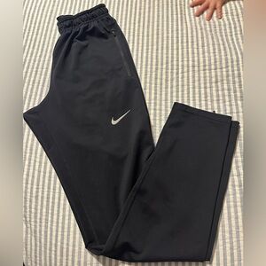 NIKE JOGGERS Pant MEN SMALL OTC 65 RUNNING TRACK  BLACK  DRI FIT 905062 010